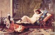 Frederick Goodall A New Attraction in t he Harem USA oil painting artist